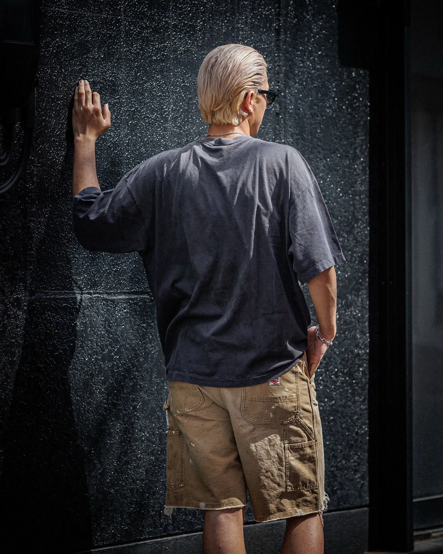 SAINT Mxxxxxx × NEIGHBORHOOD STHD . SS TEE PRAY/BLK NBHD Shinsuke Takizawa co-branded model Praying scale tee Washed black S-XL SAINT HOOD theme co-branded capsule series Garment dyeing Rewashing water fading Destroying graffiti Simulating natural distressed effect Top printing technology Washing treatment Correct version Customized joint main mark/wash mark/cherub mark